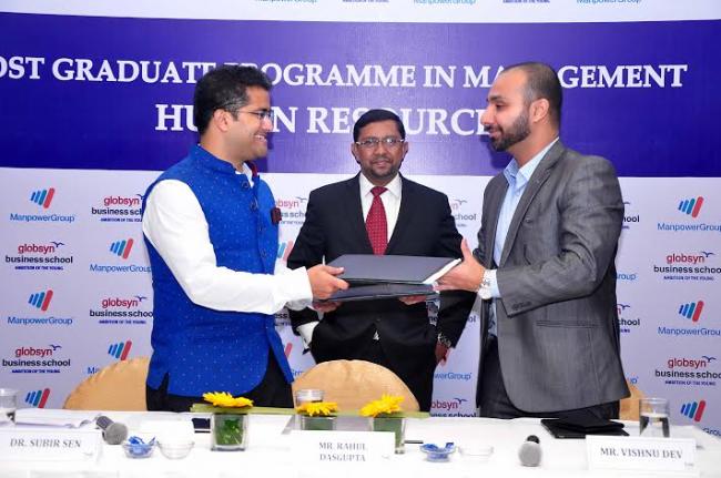 Globsyn Business School ties up with Global HR Leader ManpowerGroup for 2-year PG Programme