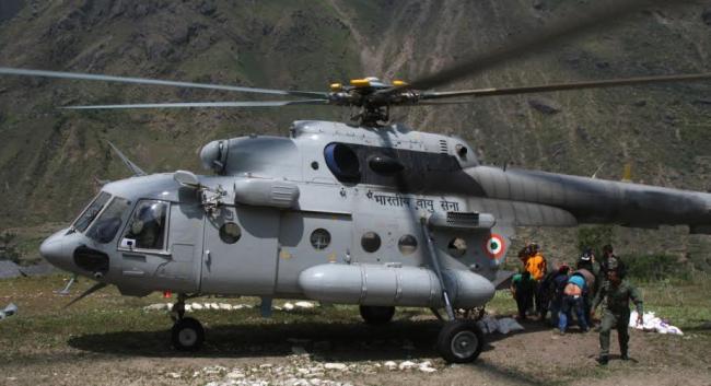 IAF performs relief operation in earthquake-hit Nepal