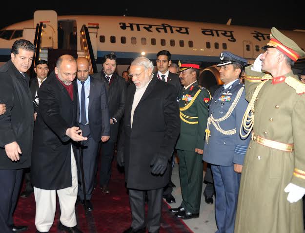  Narendra Modi arrives at Kabul