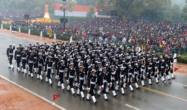 Rajpath during the 66th Republic Day Parade 2015