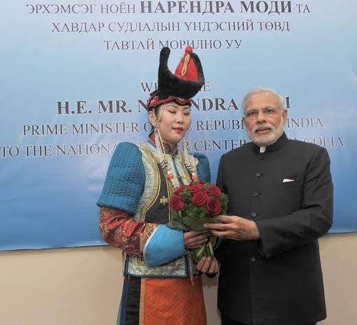 Modi's gift to the President of Mongolia