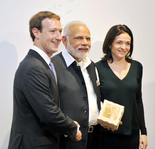 PM Modi visits Google, Facebook HQs