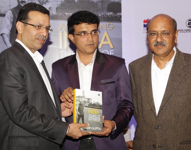 Sourav Ganguly, Sanjiv Goenka launch Shekhar Gupta book 