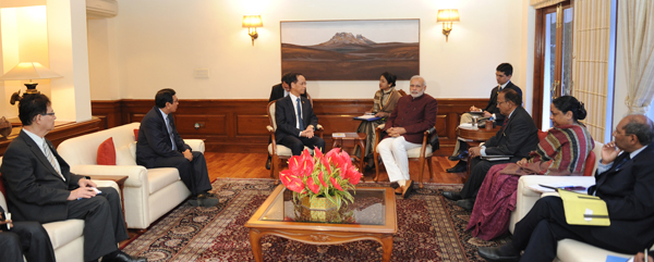 Myanmar VP meets Hamid Ansari