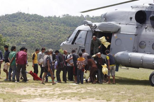 IAF continues evacuation activities in Nepal 