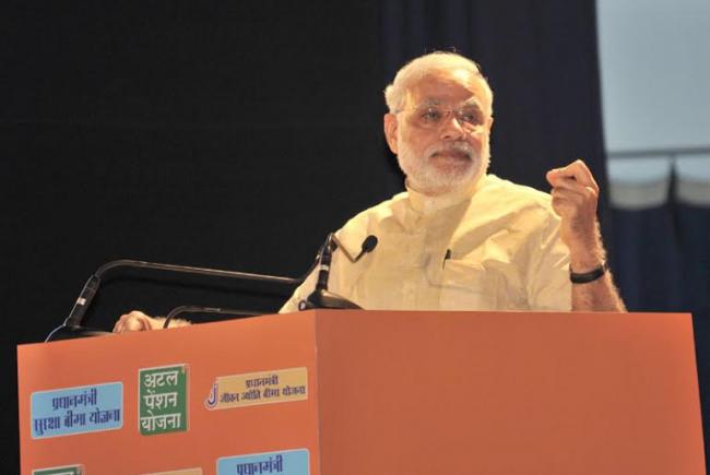 Modi launches three unique social security schemes in Kolkata