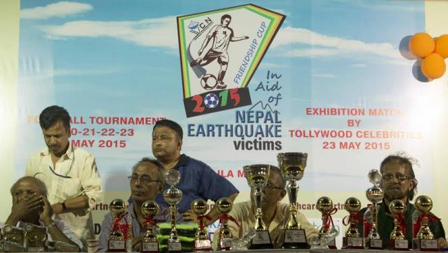 Film world hold football match to aid earthquake victims