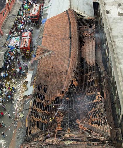 Fire guts part of Kolkata's iconic New Market