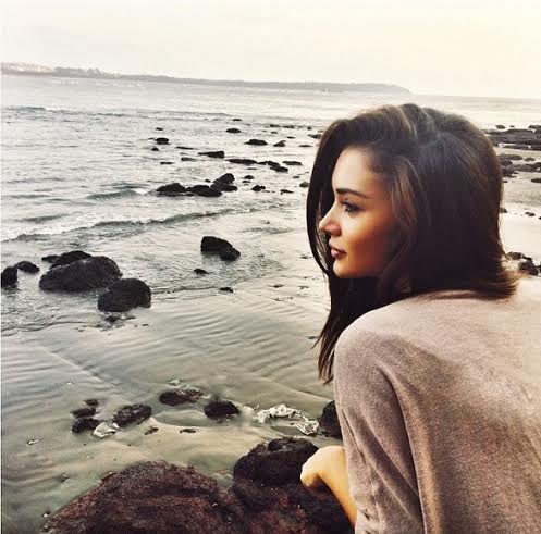  Amy Jackson enjoys in Goa during shooting of 'Singh Is Bliing'