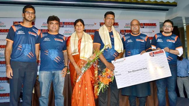 Future Group unveils the new look of Pro Kabaddi team Bengal Warriors
