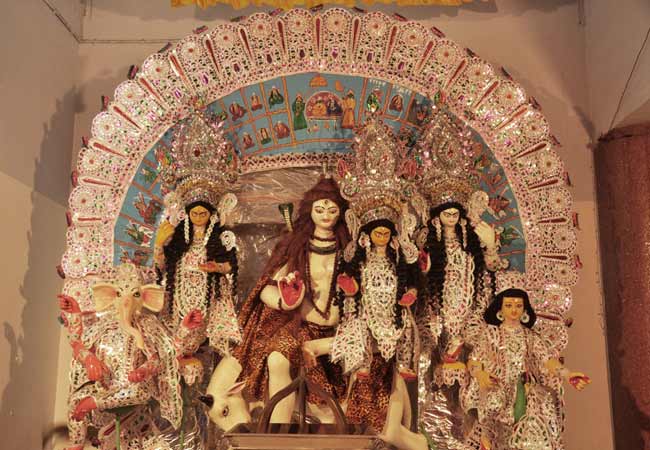 Durga Puja celebrations at Lahabari
