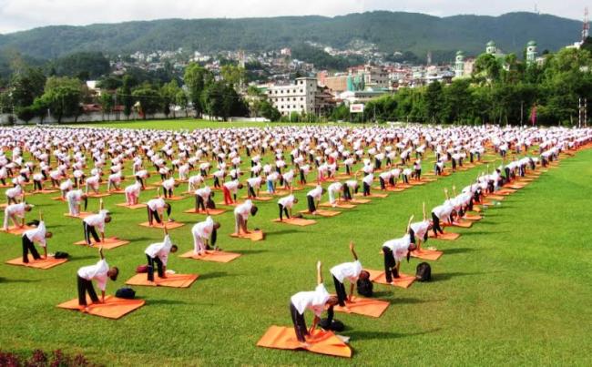 Shillong: International Yoga Day celebrated at Air Force and Army establishments 