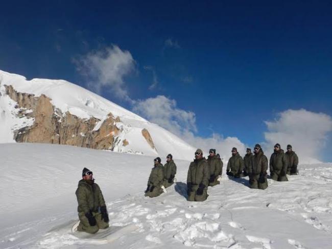 Indian Army celebrates International Yoga Day at Siachen Glacier, Leh, Kargil