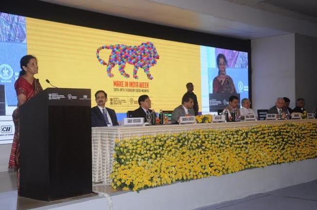  Chief Minister of Maharashtra at the Make in India Week Curtain Raiser press conference