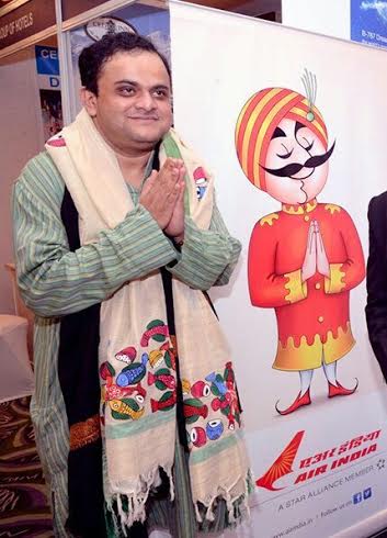 Bratya Basu visits Air India pavilion at the Destination East meet 