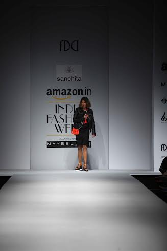 Sanchita showcases collection in AIFW