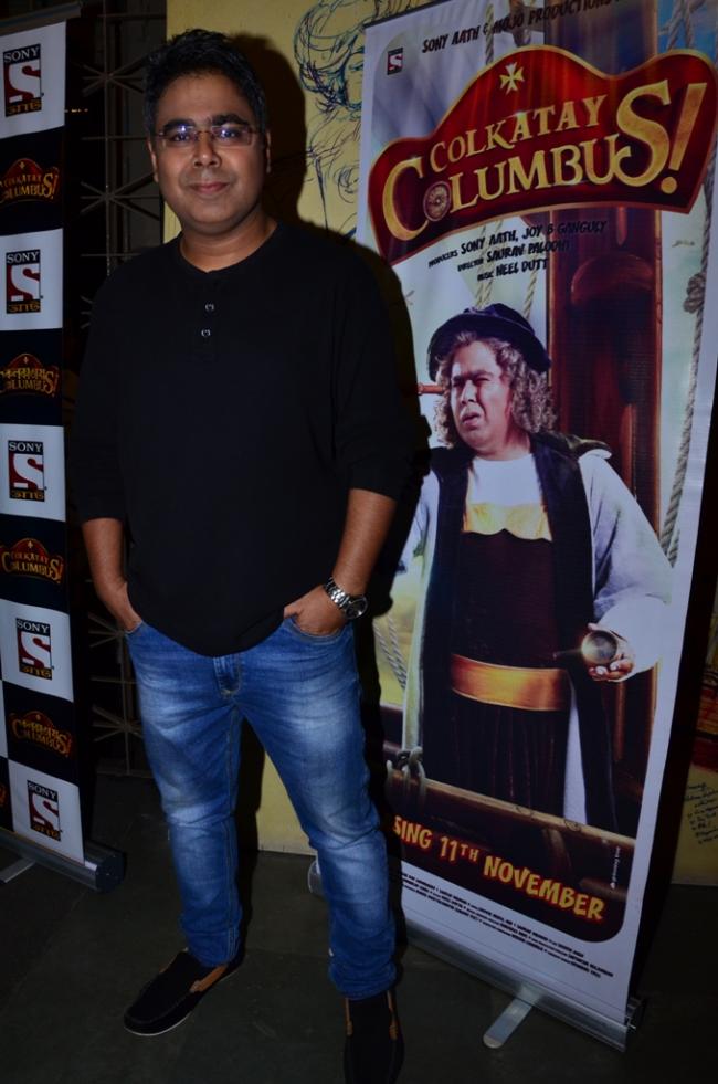 Premiere of Colkatay Columbus held at Priya Cinema 