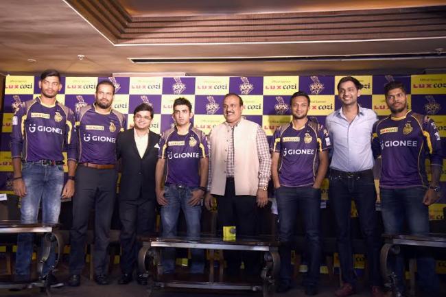 KKR players felicitated best sellers at Lux Cozi meet