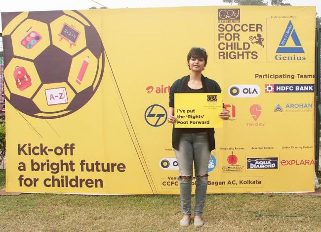 CRY hosts soccer tournament in Kolkata