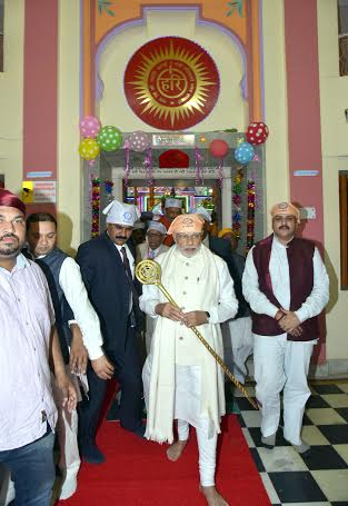 Narendra Modi at Shri Guru Ravidas Janmsthan Mandir