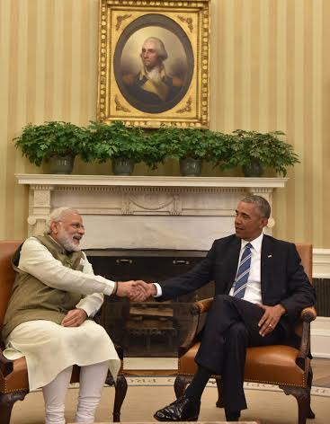 Narendra Modi meets Obama