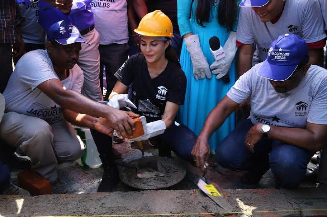 Jacqueline Fernandez goes out of her way to make a difference