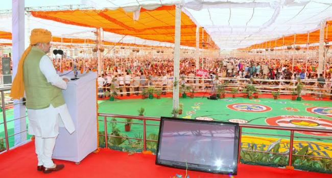 Amit Shah addresses rally in Haryana