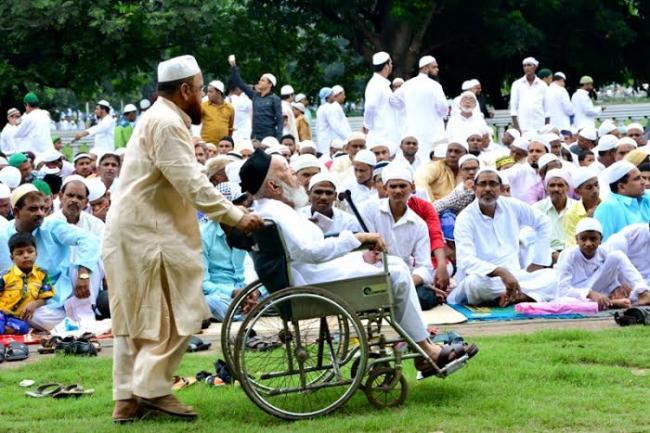 Muslims offer Eid prayer