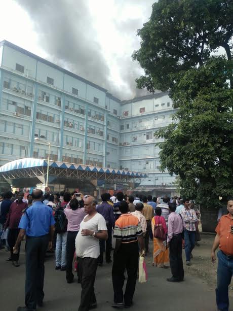 Fire breaks out at Kolkata's SSKM hospital