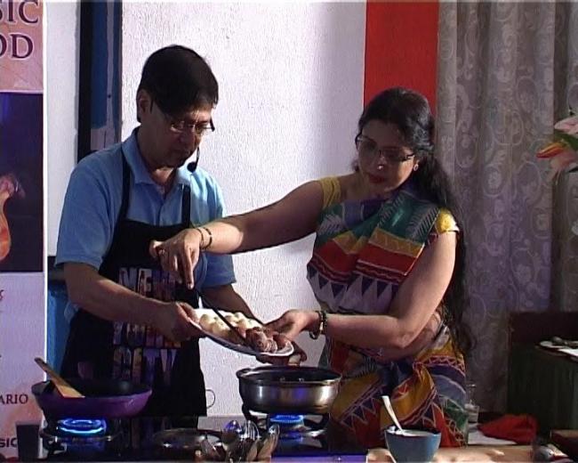 Pandit Tarun Bhattacharya ,Master Chef Pradeep Rozario presenteducation 