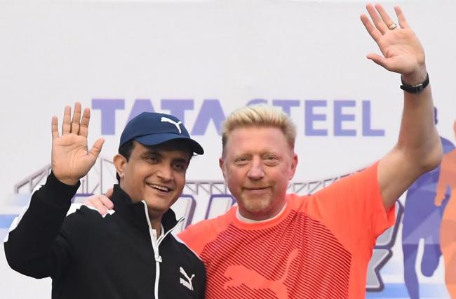 Boris Becker, Sourav Ganguly flag off Tata Steel Kolkata 25K run