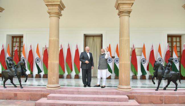 PM Modi and Belarus President meeting in New Delhi