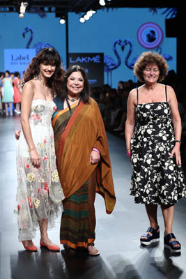 LFW: Disha Patani walks down ramp for Ritu Kumar