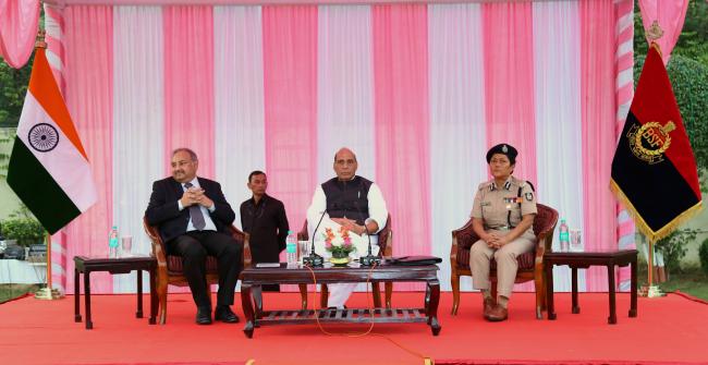 Rajnath Singh addresses IPS Officer Trainees of 2016 batch in New Delhi 