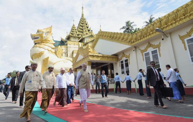 Prime Minister Narendra Modi's visit to Yangon, Myanmar 