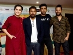 Taapsee, Amit, Shoojit promote Runningshaadi.com in Kolkata