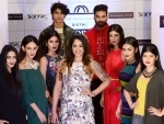 Mumtaz Sorcar walks the ramp at Shopper Stop 'Westernwear Fashion Show'