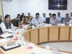 Mahesh Sharma chairing meeting in new Delhi