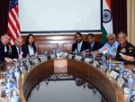 Nirmala Sitharaman and US Secretary of Defence James Mattis at delegation-level talks