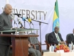 President Ram Nath Kovind addressing student community in Ethiopia