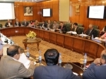 Union Home Secretary Rajiv Gauba chairing a review meeting 