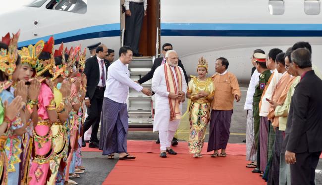 PM Modi in Myanmar