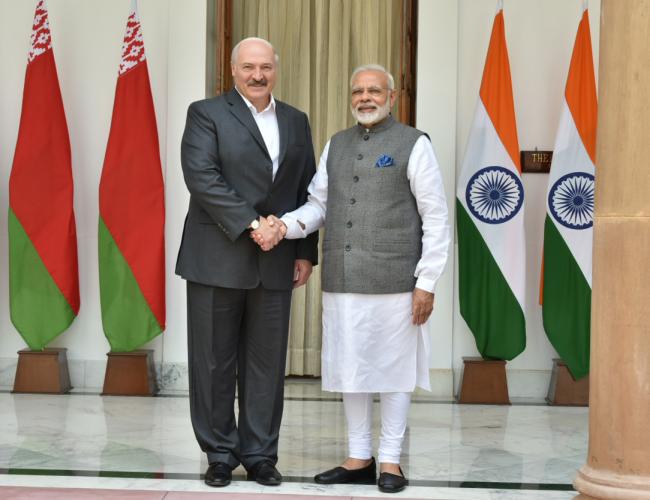 PM Modi and Belarus President meeting in New Delhi