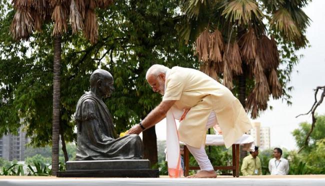 Ahmedabad: PM Narendra Modi inaugurates centenary celebration of Sabarmati Ashram