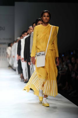 Amazon India Fashion Week: Designer Abraham & Thakore showcase collection