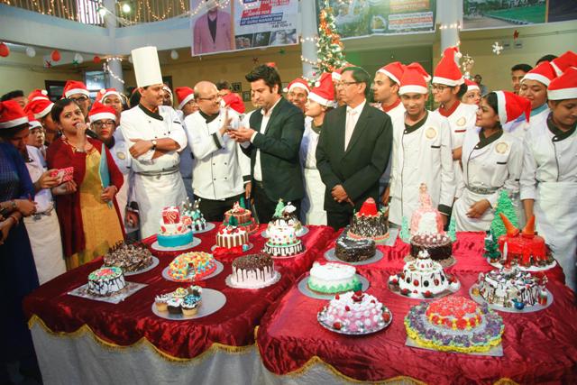 Cake making competition at Guru Nanak Institute of Hotel Management