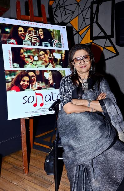 Aparna Sen launches poster of upcoming movie Sonata