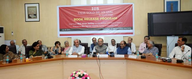 Arun Jaitley releases book by former senior IAS