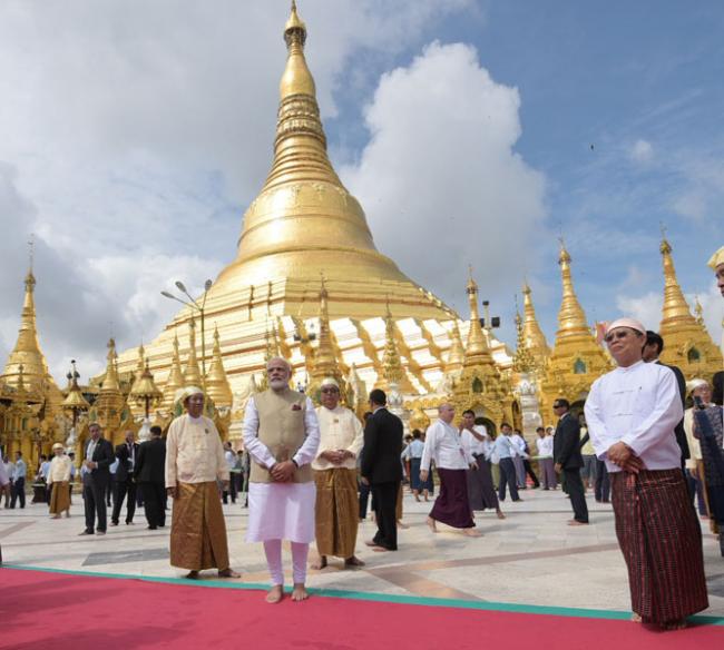 Prime Minister Narendra Modi's visit to Yangon, Myanmar 