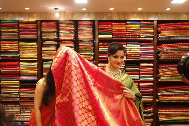 Tollywood beauties were happy to sift through Simaaya's latest 'Wedding in Winter' collection